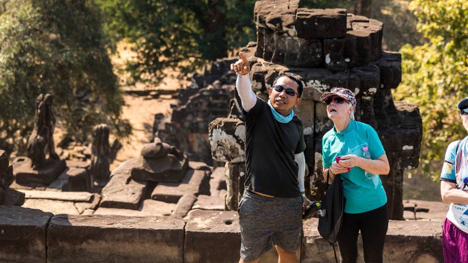 Our expert local guides know the hidden gems of the Angkorian temples | Lachlan Gardiner