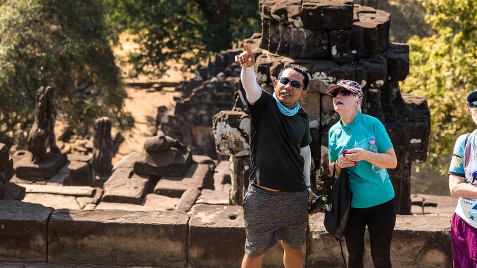 Our expert local guides know the hidden gems of the Angkorian temples | Lachlan Gardiner