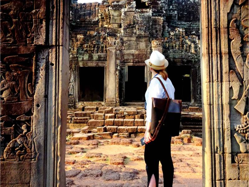 Stunning architectural ruins of Angkor Wat in Cambodia | Sue Badyari