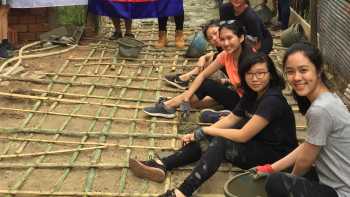 Students in Cambodia doing service,SRI KDU Students in Cambodia doing service