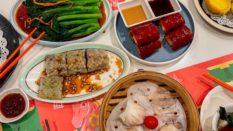 Enjoying local food, China