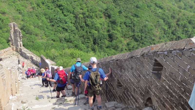 Time to descend the massive Great Wall | Victoria Earl