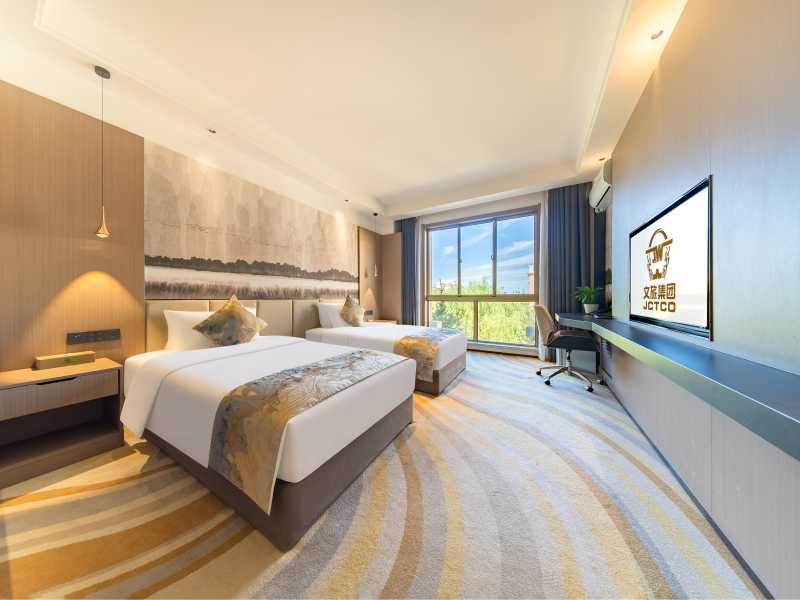 Jiayuguan International Hotel Twin Beds