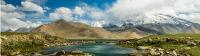 Hiking along the edge of Karakol Lake, on the Chinese side of the Karakoram Highway. -  Photo: Jarryd Salem