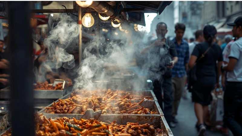 Street food carts, Fujian