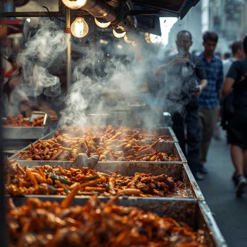 Street food carts, Fujian