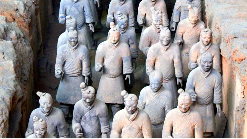 The famous Terracotta Warriors, Xian, China