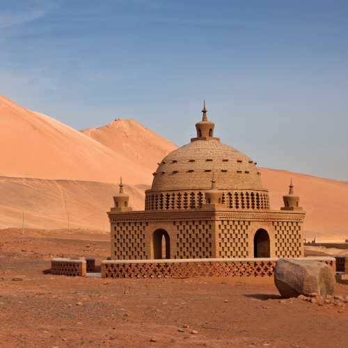 Desert landscapes of Turpan, China