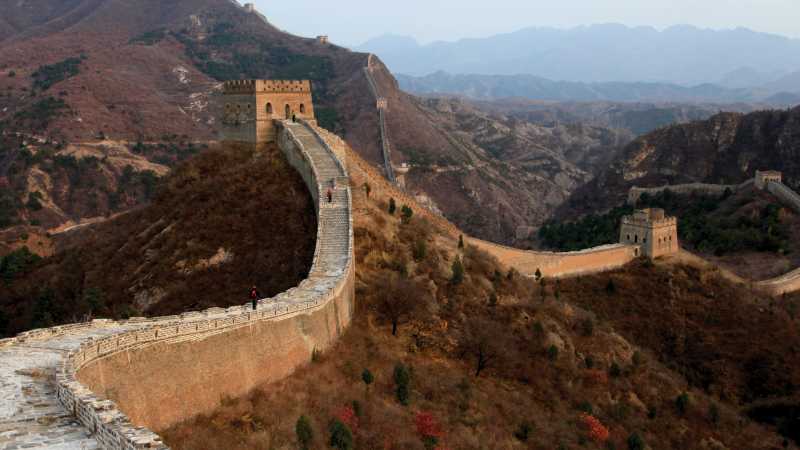 The Great Wall winding through Northern China, Hebei province - Premium China: Natural Wonders & Cultural Highlights, China