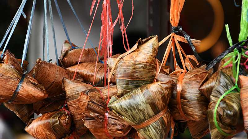 Zongzi Chinese sticky rice dumpling