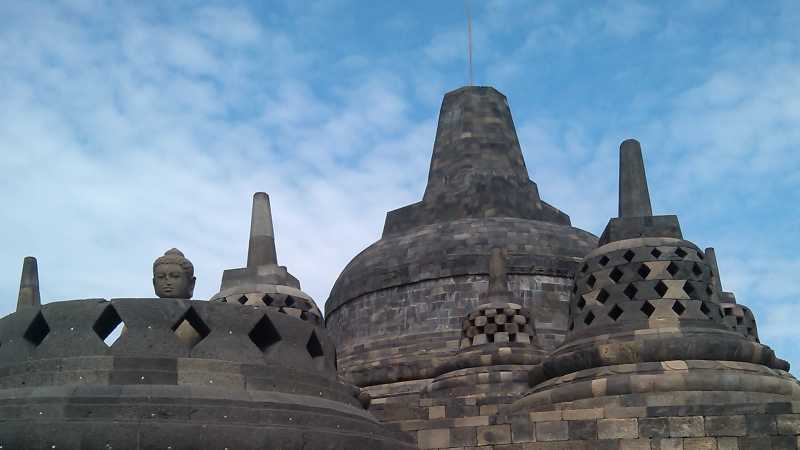 The architecture of Borobudur