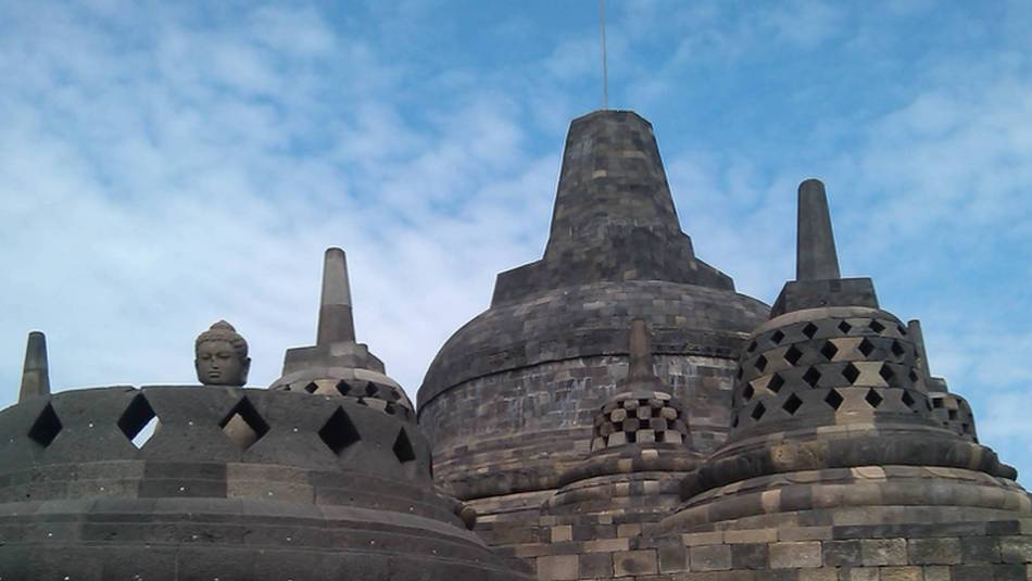 The architecture of Borobudur