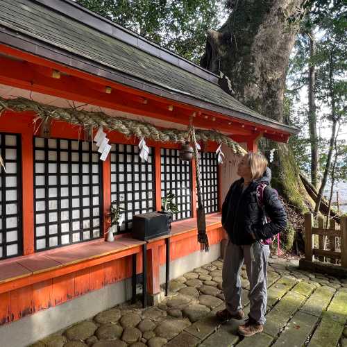 The beautiful Takahara Kumano-jinja Shrine