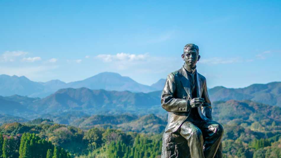 View from Oka castle in Bungo-Taketa