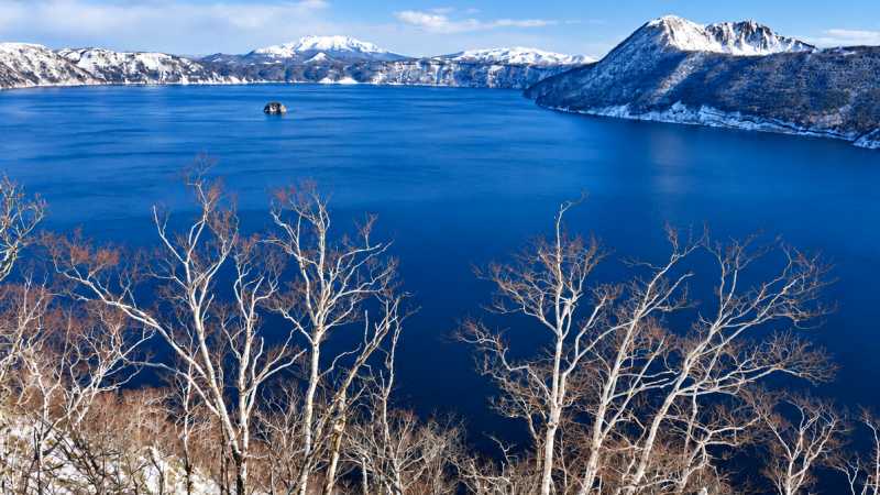 Lake Mashu (Mashuko), an iconic caldera lake located in Akan-Mashu National Park - Hokkaido Winter Explorer, Japan