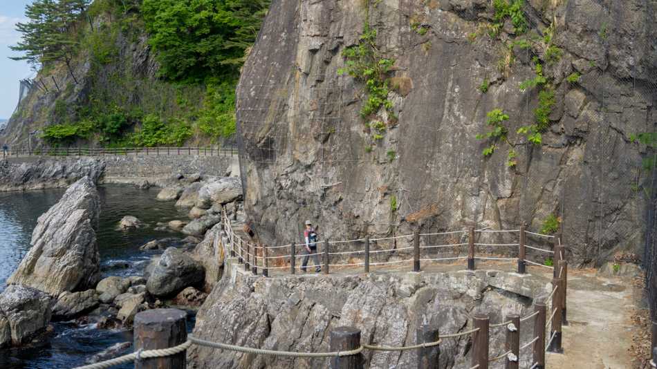 Michinoku coastal pathway in Fudai