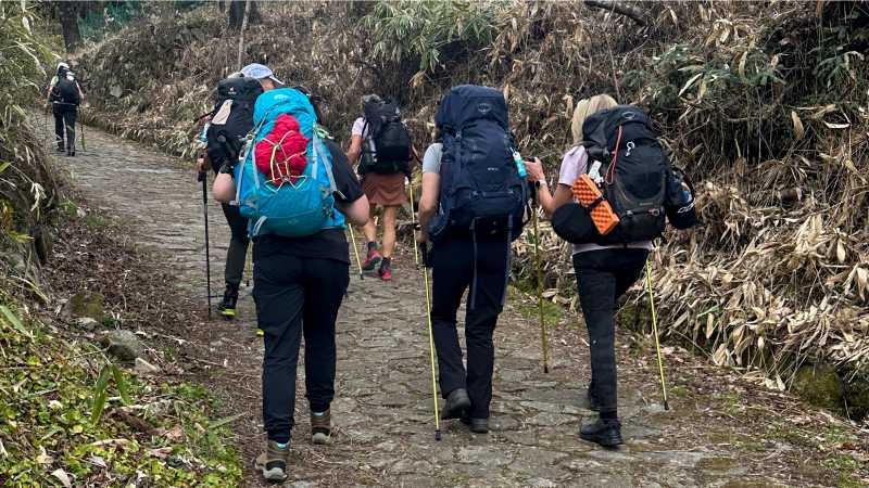 Hikers on the Nakasendo Way | Marion Wheeler