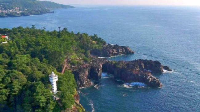 Beautiful views along the Jogasaki Coastline to soak in. | Shizuoka Tourism Association