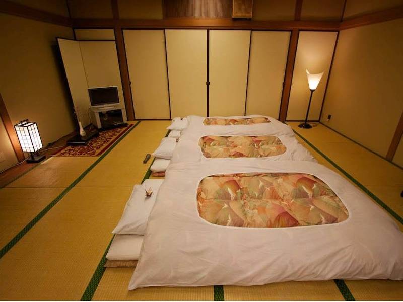 Ryokan triple room set-up