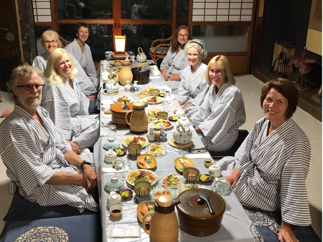 Group dinner at the Wakimoto Ryokan, Asuka |  <i>Janelle Williams</i>