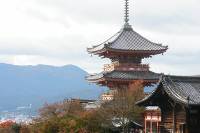 Historical pagoda in Kyoto Japan