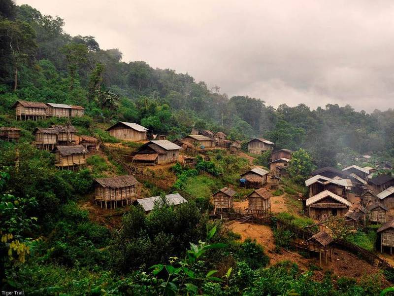 Laos Homestay village
