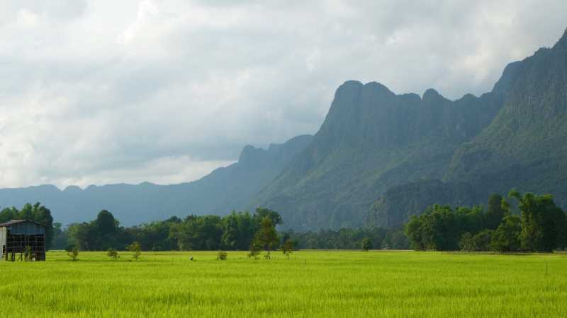 The stunning mountainous landscapes of Northern Laos