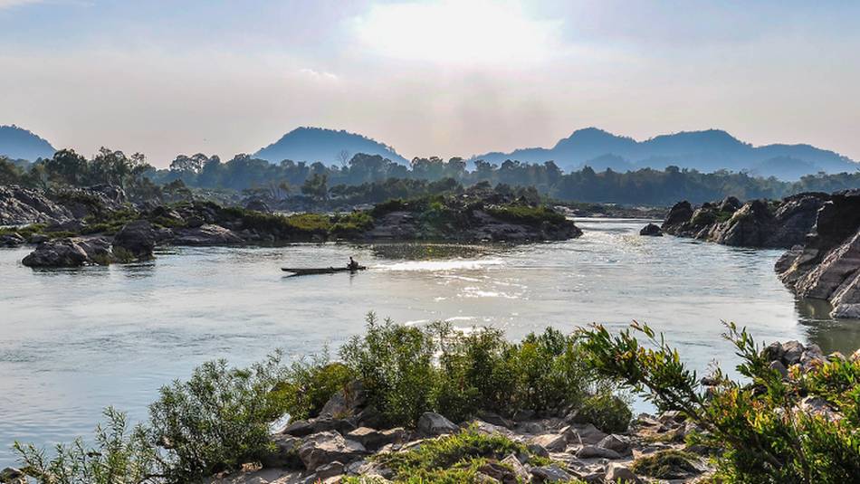 Si Phan Don, also known as 4000 Islands  is a riverine archipelago in the Mekong River, Laos