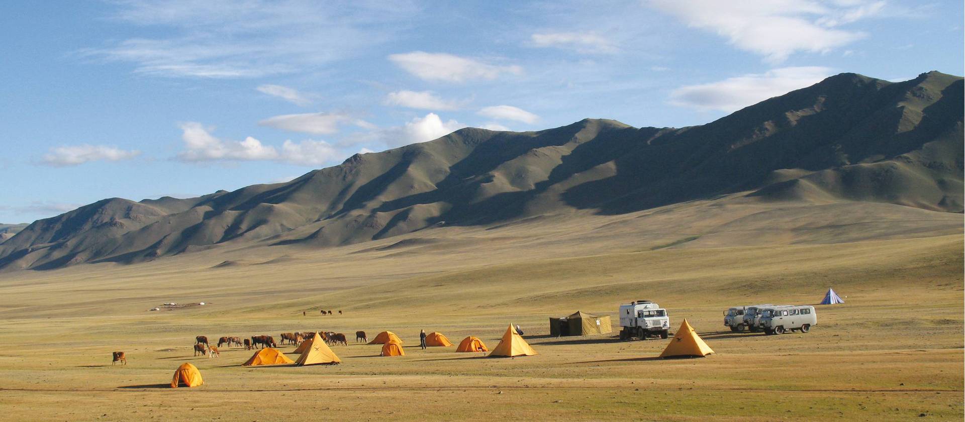 Camp in Turgen River Valley on our active holiday in Mongolia | Alan and Julie Marshall