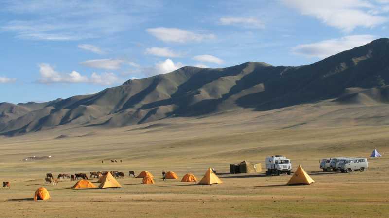 Camp in Turgen River Valley on our active holiday in Mongolia | Alan and Julie Marshall