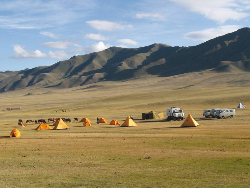 Camp in Turgen River Valley on our active holiday in Mongolia | Alan and Julie Marshall