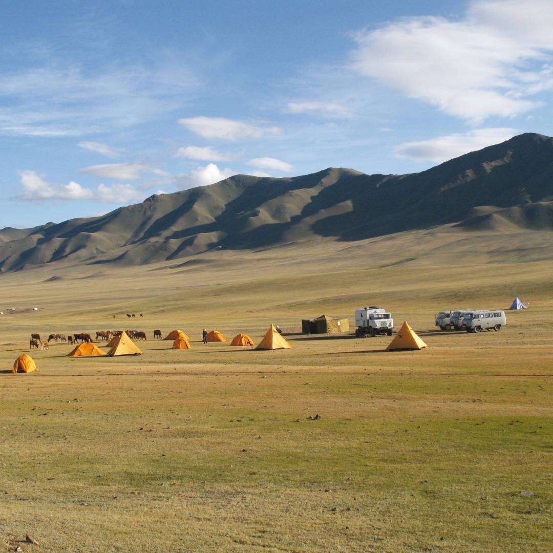 Camp in Turgen River Valley on our active holiday in Mongolia | Alan and Julie Marshall