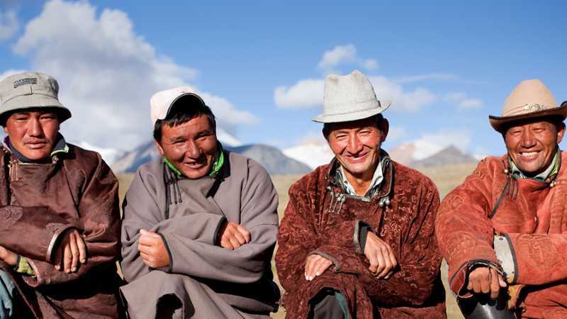 Happy Mongolian men | Cam Cope