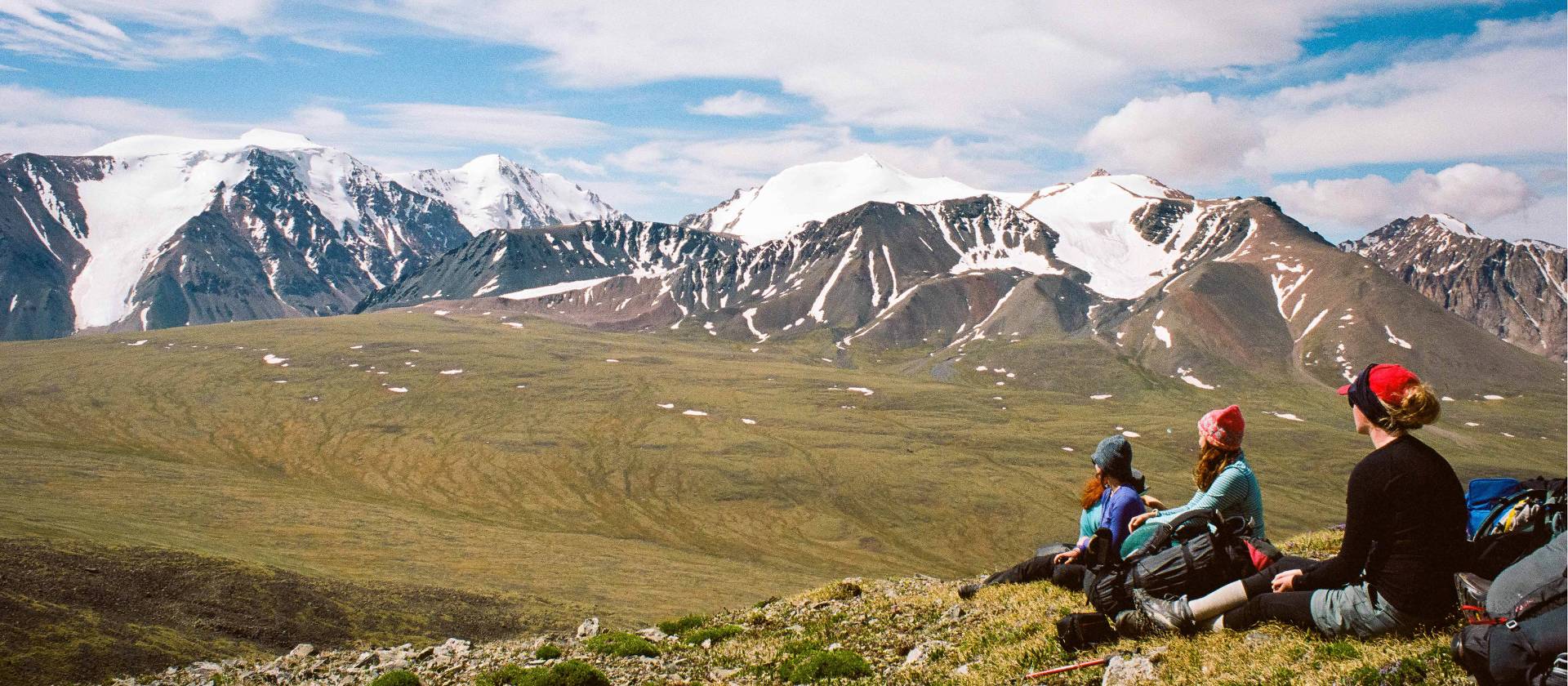 A well earned rest after a challenging day's trekking in western Mongolia. | Tessa Chan