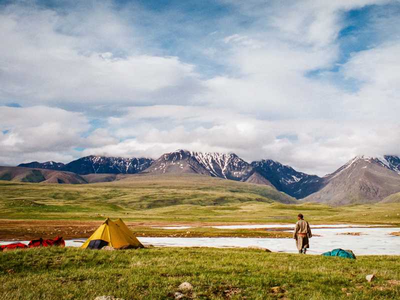 Making camp on the vast and spectacular plains of western Mongolia. | SCMP/Tessa Chan (scmp.com/nomads)
