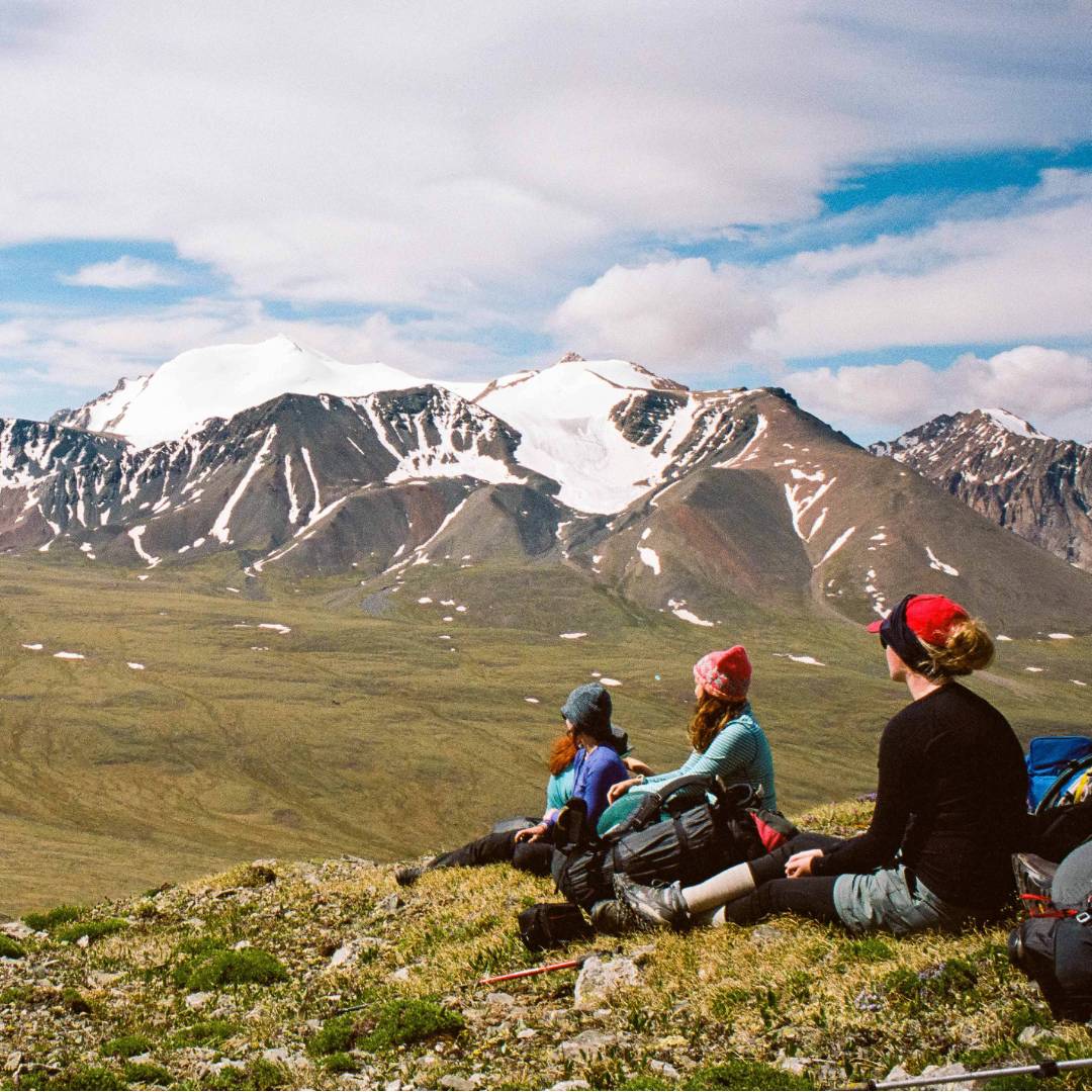 A well earned rest after a challenging day's trekking in western Mongolia. | Tessa Chan