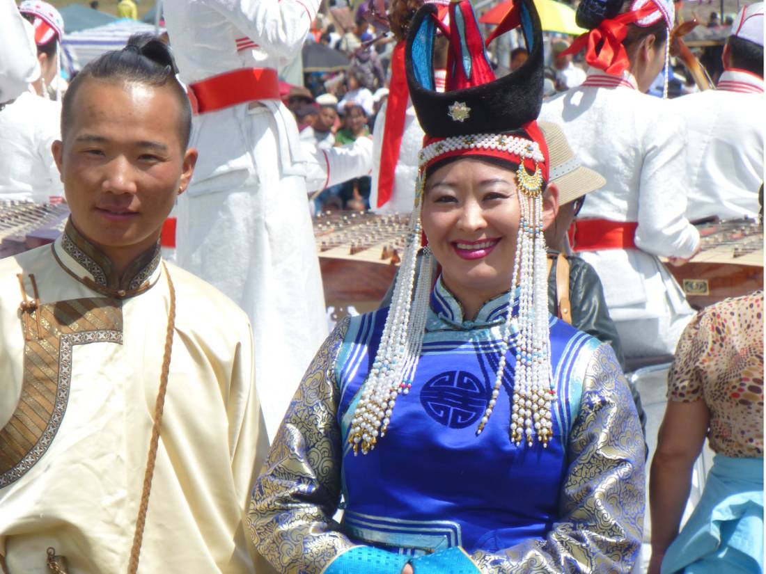Locals at Naadam Festival |  <i>Caroline Mongrain</i>