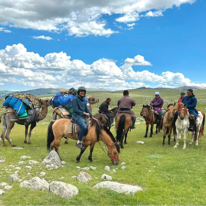 Horse Trekking in Central Mongolia