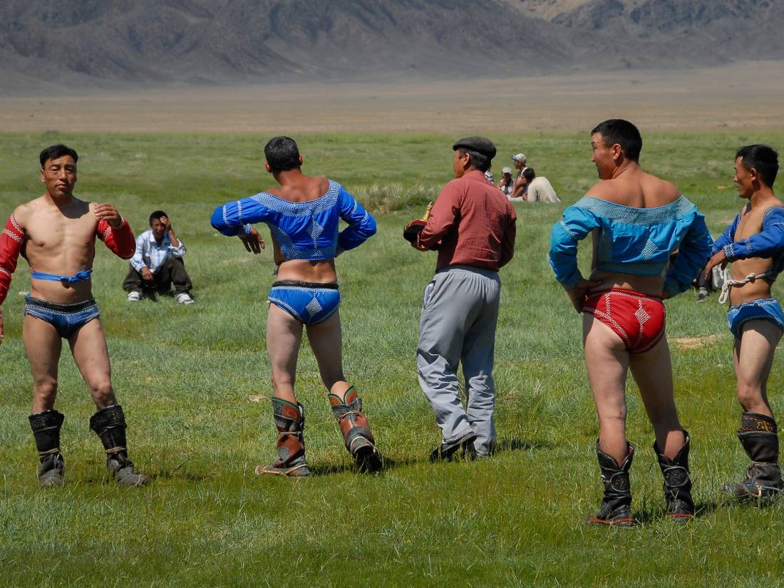 Wrestling, archery and horse riding are the three competitions of Naadam Festival