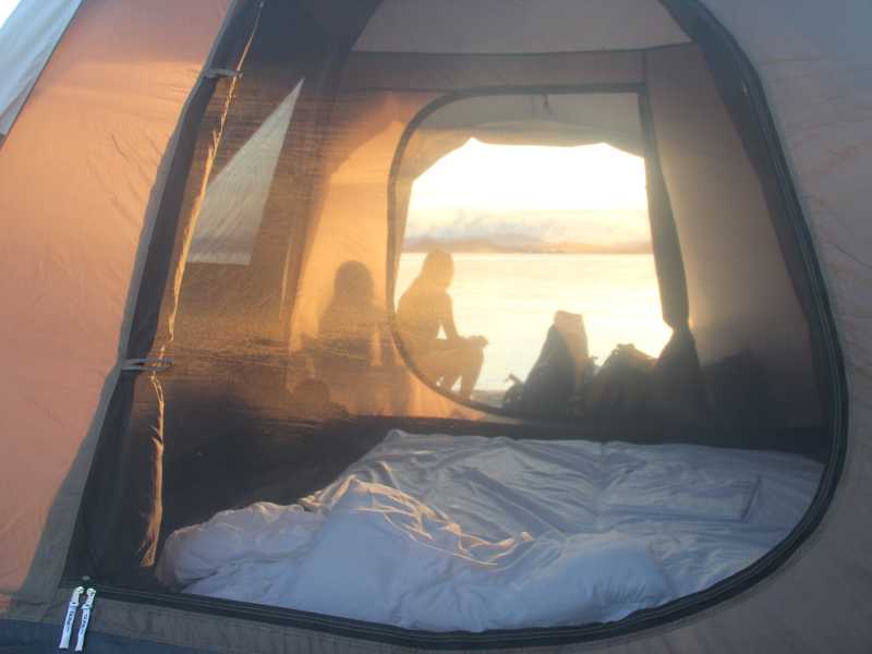 Beach camping in the Calamian Islands, Philipinnes