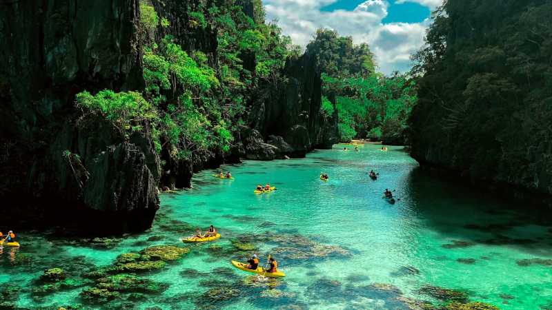 Explore the spectacular seascapes of El Nido, where emerald waters and limestone formations create an unforgettable tropical setting. - A Culinary Expedition Through the Philippines with Chef Matthew Astorga, Philippines