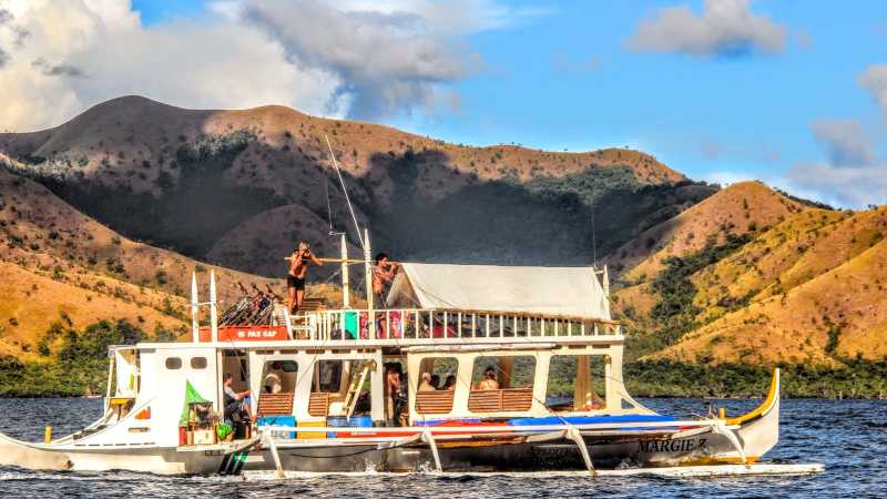 A traditional 'banca' in the Philipinnes