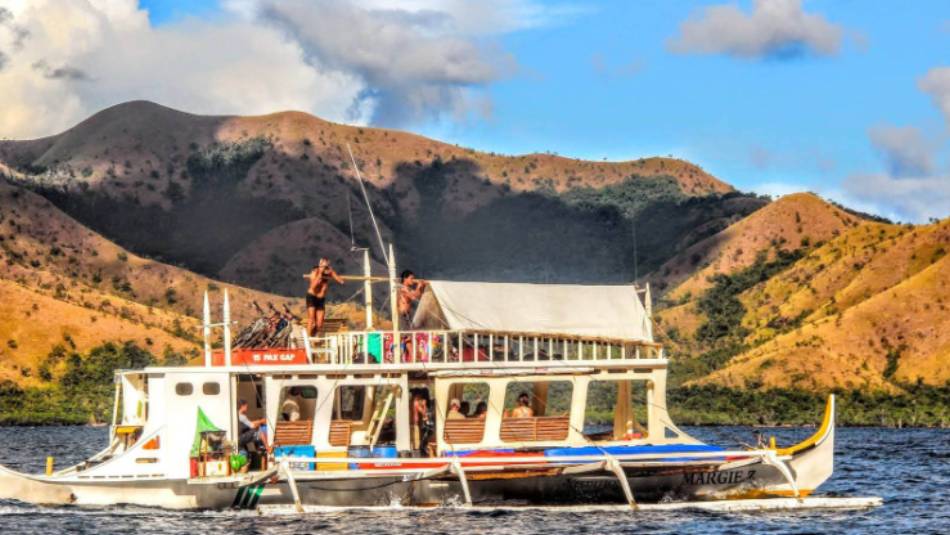 A traditional 'banca' in the Philipinnes
