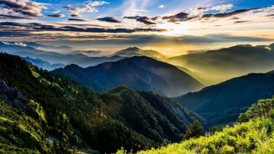 Stunning mountain scenery at Taroko National Park