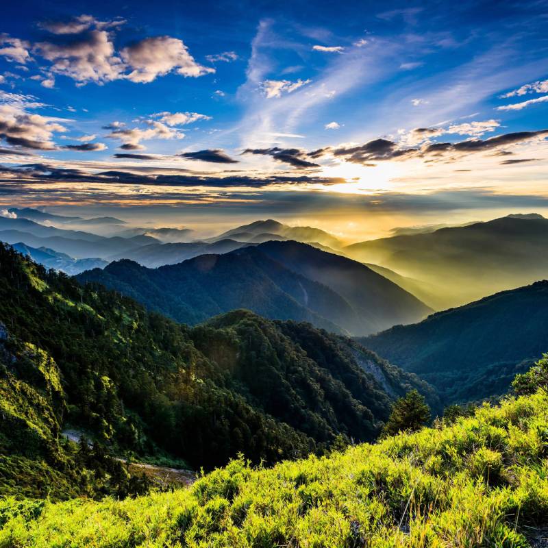 Stunning mountain scenery at Taroko National Park