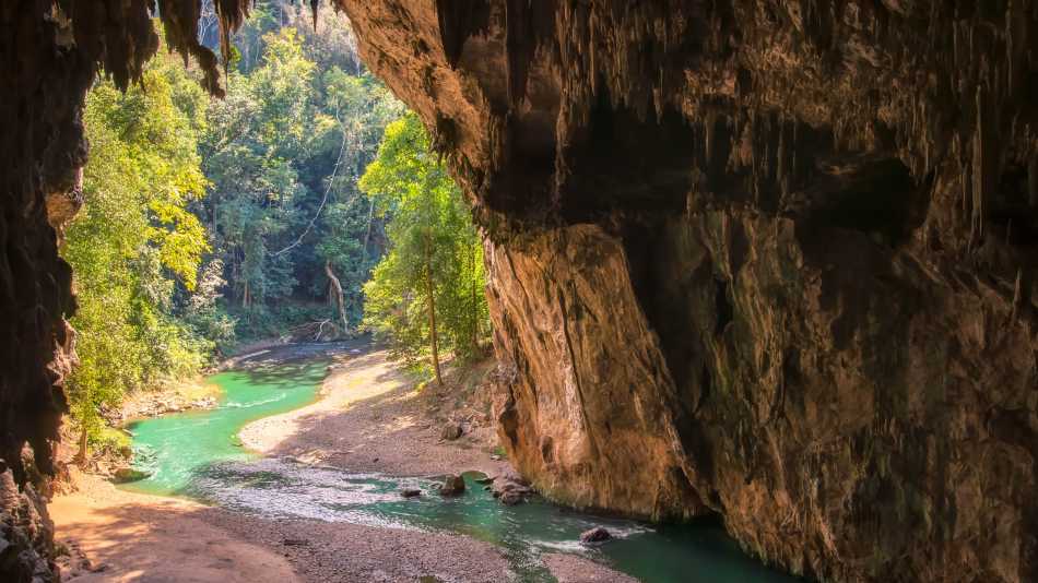 Tham Lod Cave is one of Thailand's most impressive caves.