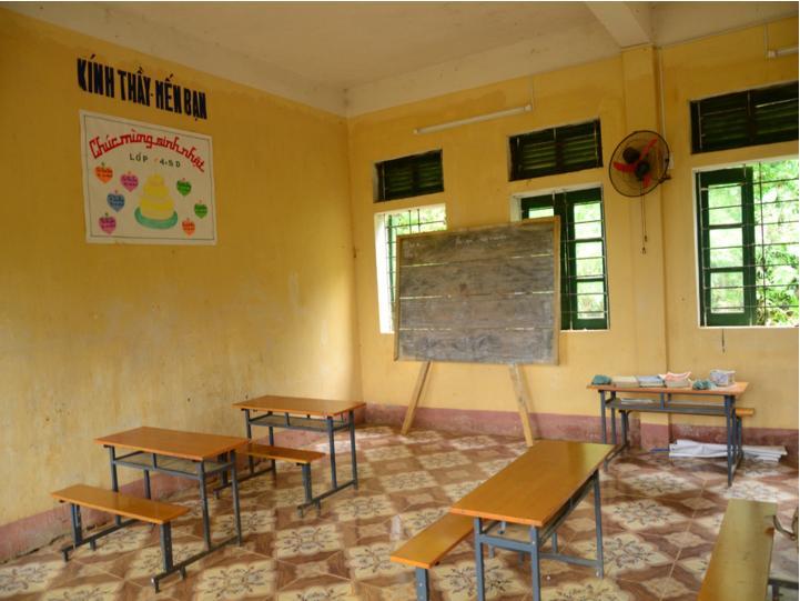 Classroom Thanh Son School -  Photo: Asia DMC