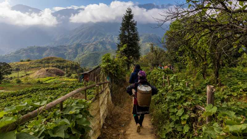 Hiking in remote Ha Giang, Vietnam