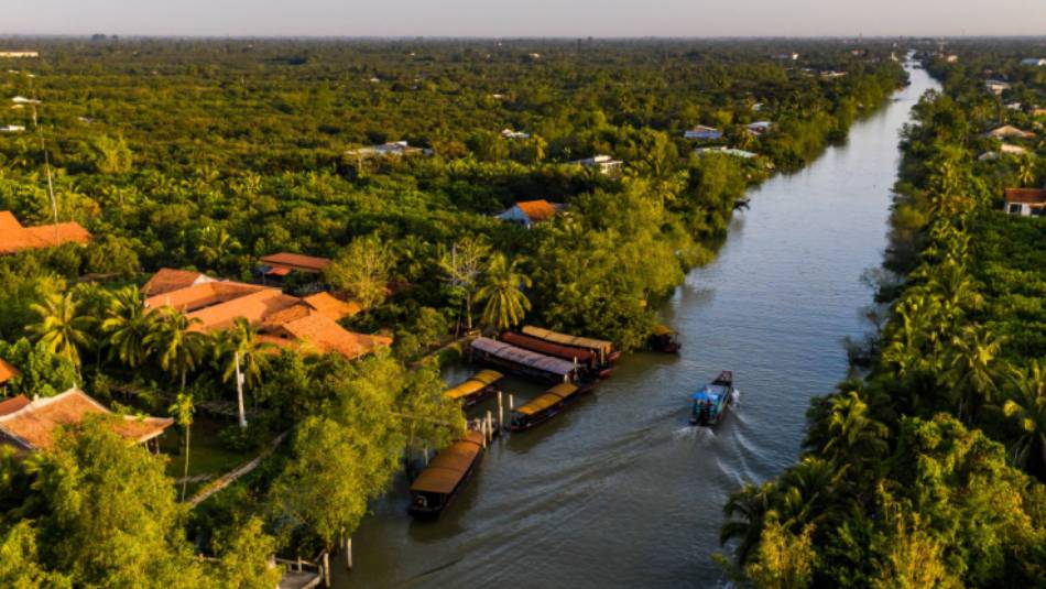 Breathtaking views across the colourful Mekong Delta | Lachlan Gardiner
