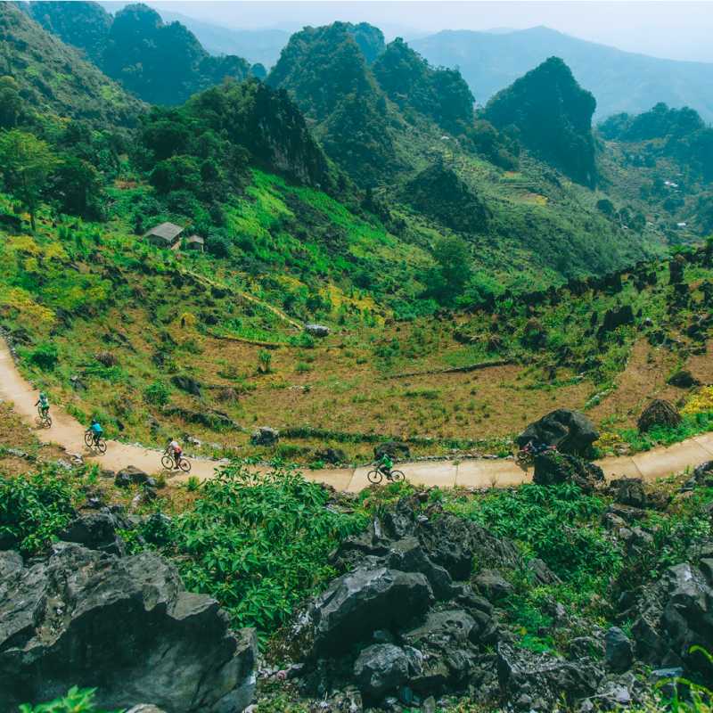 Northern Vietnam, cycling